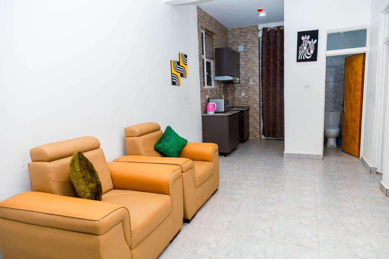 Living room with armchairs